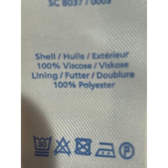 Boden US 6R Red & White Paisley Long Sleeve Dress 100% Viscose Shell - Picture 9 of 16